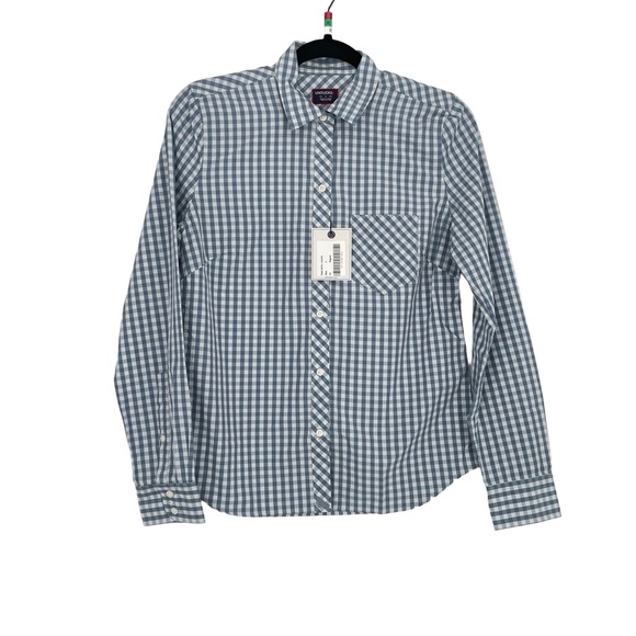 UNTUCKit Tops - UNTUCKit Womens Crispo Long Sleeve Gingham Button Down Normcore Top Size 2